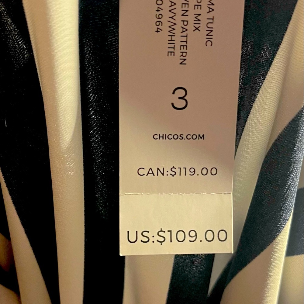 Chicos blouse size 3